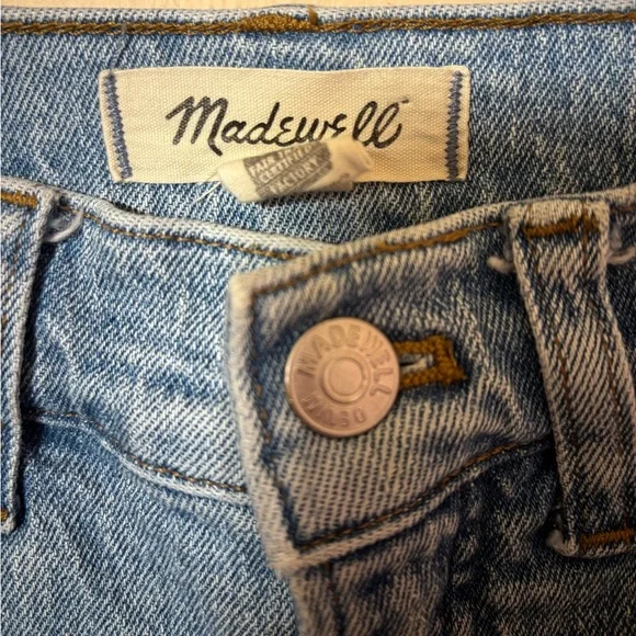 Madewell the perfect vintage wide leg crop Light Blue Jeans - Picture 4 of 10